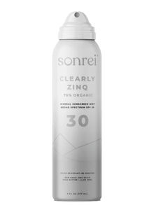  Sonrei Clearly Zinq Organic Mineral Sunscreen Mist SPF 30