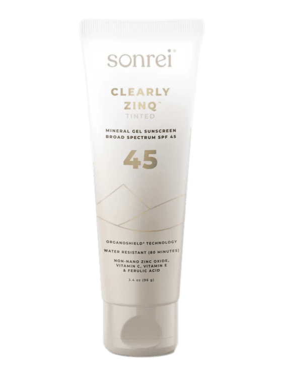 Sonrei Clearly Zinq Tinted Mineral Gel Sunscreen SPF 45