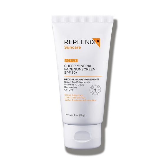 Replenix Sheer Mineral Face Sunscreen SPF 50+